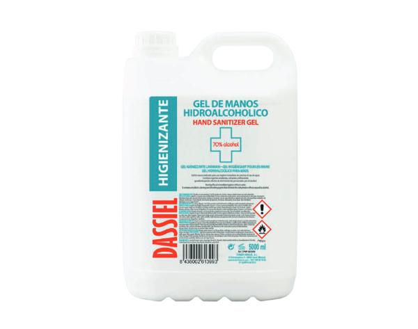 Gel hydroalcoolique pour les mains DASSIEL (5 L) Img: 202109041