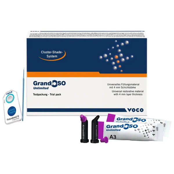 GrandioSO Unlimited : Composite universel de restauration de bloc - Pack d'essai Img: 202505241