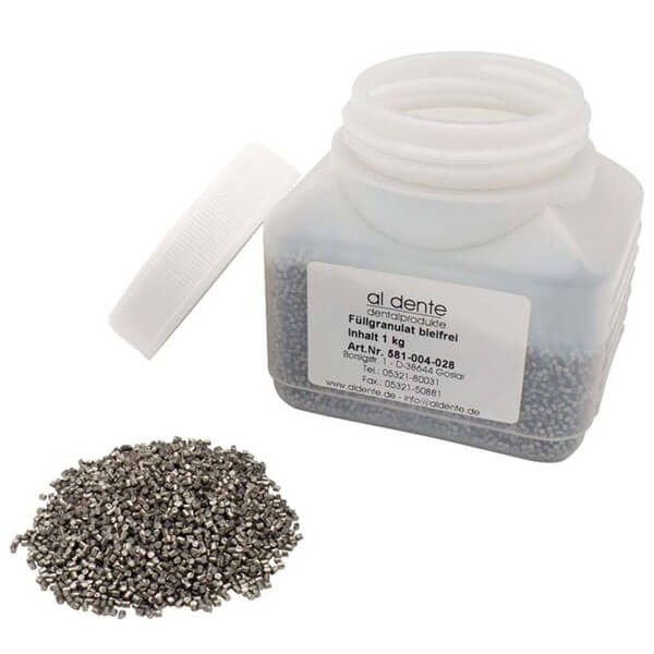 Remplissage de grains en acier inoxydable V2A pour modèles (1 kg) Img: 202503081