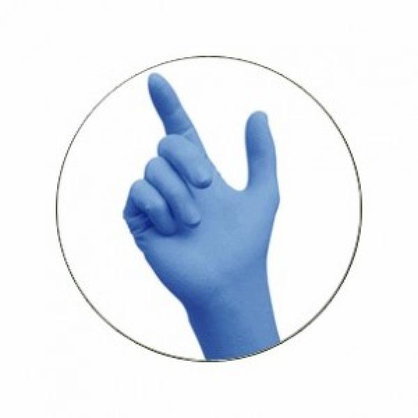 NITRILO SANS gants poussière BLEU L (100u.  Img: 201807031