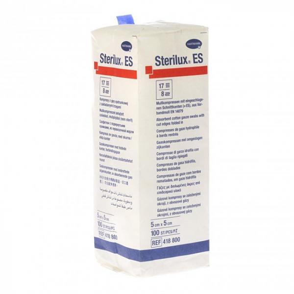 STERILUX 8C 17h - Compresses non stériles 5x5cm. Img: 202305131