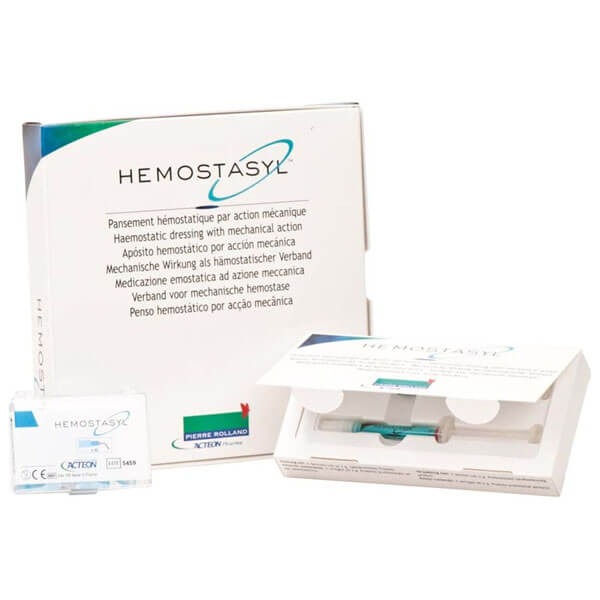 Hemostasyl : Gel hémostatique thixotrope (2 seringues de 2 g) Img: 202503081