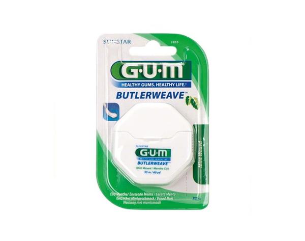 GUM Butlerweave: Fil dentaire :-55 mètres de menthe Img: 202010171