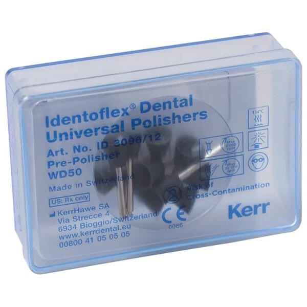 Identoflex : Polissoirs dentaires universels (12 pcs) - F : Coupelle Img: 202503151