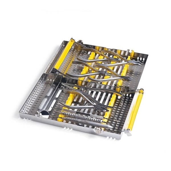 Cassette orthodontique double IMS pour 20 instruments - Jaune Img: 202307011