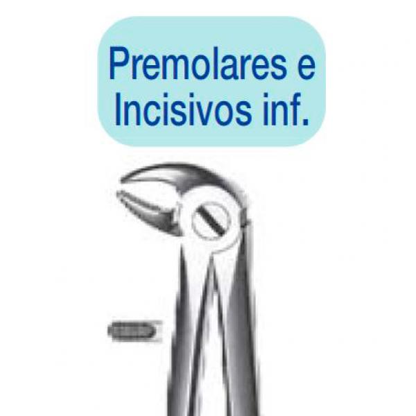 Forceps Exodontie maxillaire inférieure - 13 INCISIVES ET PRÉMOLAIRES INFÉRIEURES Img: 201902091