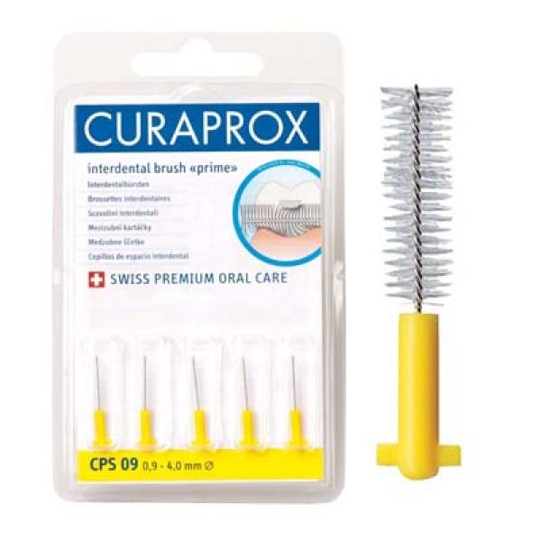 Curaprox CPS Prime : Brossettes interdentaires (5 unités) - Jaune Ø 0.9 mm Img: 202008291