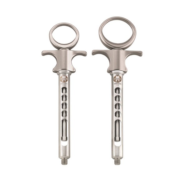 Seringue d'anesthésie ergonomique - Bague standard Img: 202411302