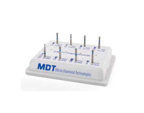 Kit de fraises diamantées pour la préparation des cavités MDTKIT04 Img: 202509131