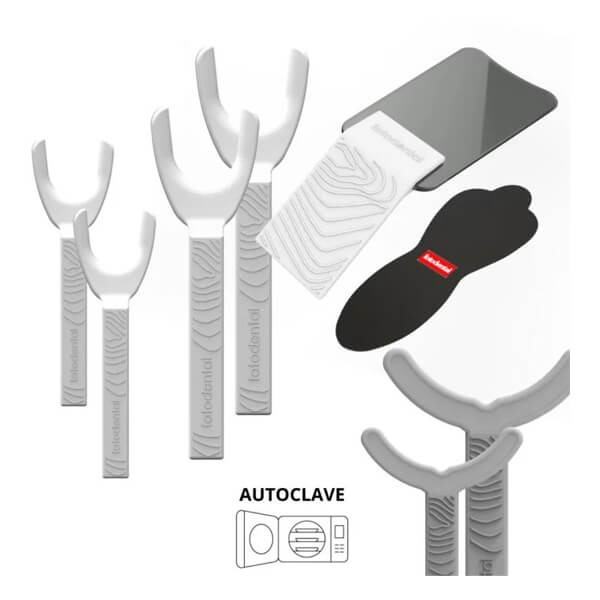Kit de rétraction buccale pour la photographie dentaire - Blanc Img: 202406081