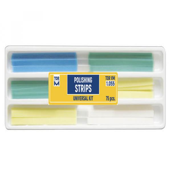 Kit universel de bandes de polissage dentaire (75 pièces) Img: 202107311