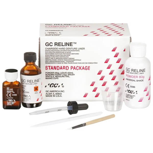 RELINE : Matériau de rebasage dur (poudre/liquide) - KIT D'INTRODUCTION Img: 202505241