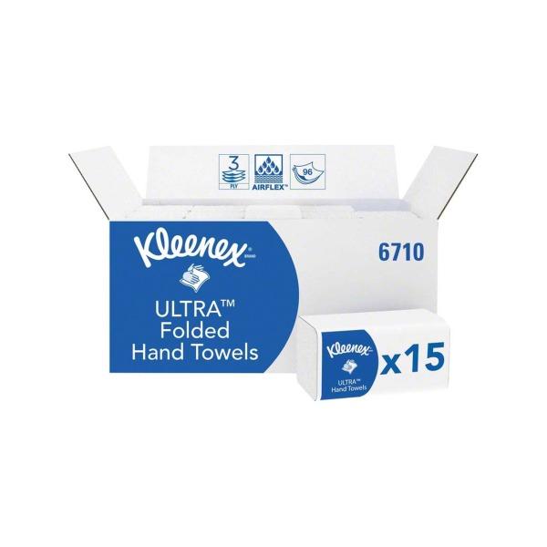 Kleenex Ultra : serviettes en papier 21,5 x 31,8 cm Img: 202209101