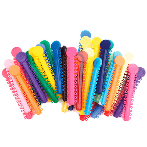 Ligatures élastiques en couleurs assorties (1040 pcs) Img: 202505241