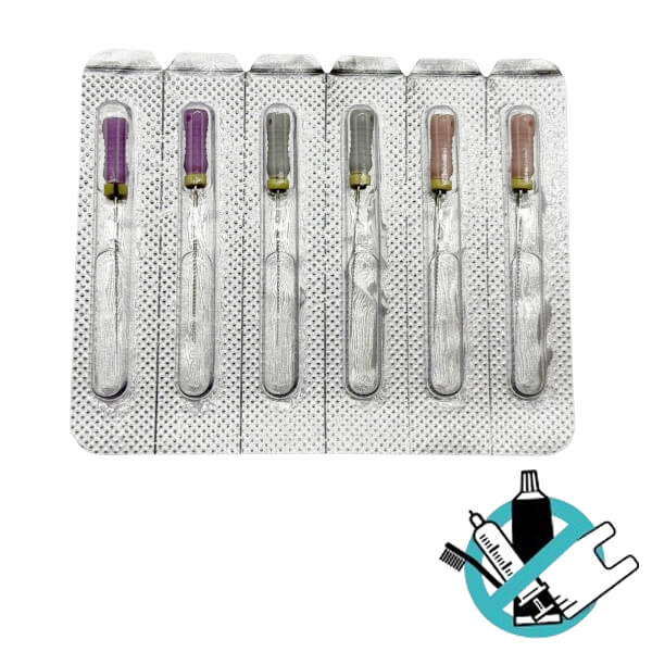 C File : Limes endodontiques (6 pcs) - L : 21 mm N : 2x (06-08-10) C : 02 Img: 202505241