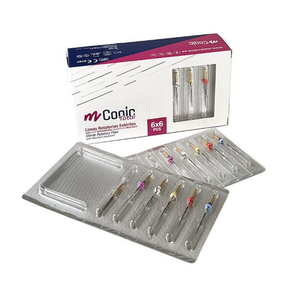 MConic Total : Limes rotatives (6 pcs) - L : 19 mm - Séquence : SX Img: 202412281