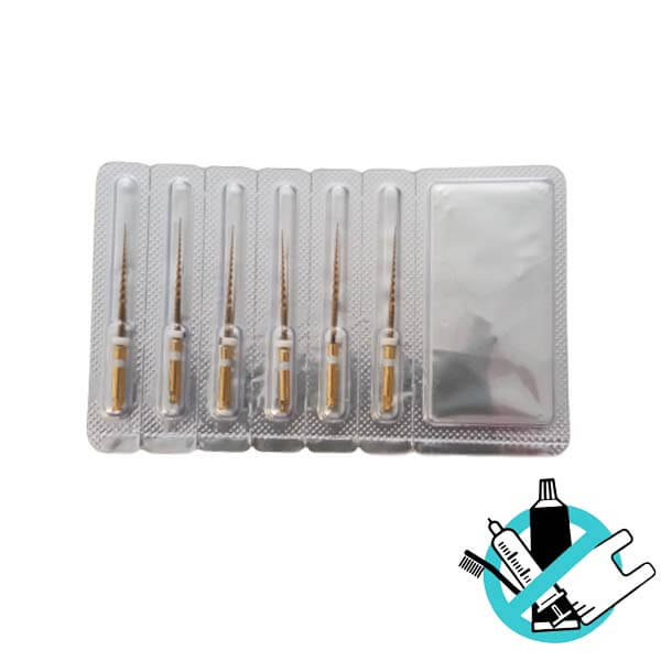 Lot De 10 Embouts Endodontiques Dentaires AZDENT - Limes Rotatives NITI - Pour Laboratoire Dentaire