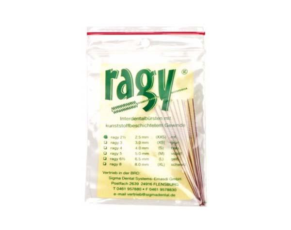 Ragy Interdental Ragy (sachet de 10 unités)-Rouge, Ø 2.5 mm : Img: 202010171