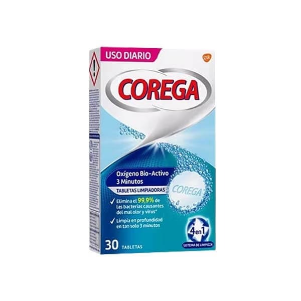 Comprimés nettoyant dentaires - Oxygène Bio-Actif (30 comprimés) Img: 202302111