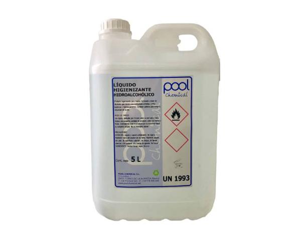 Liquide de désinfection hydroalcoolique (5 L) - 5 litres Img: 202202121