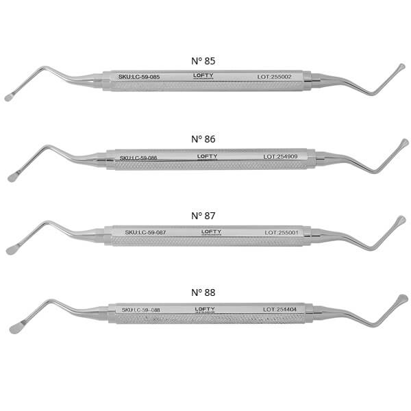 Curette Lucas pour chirurgie dentaire - n° 85 - 2,5 mm Img: 202604111