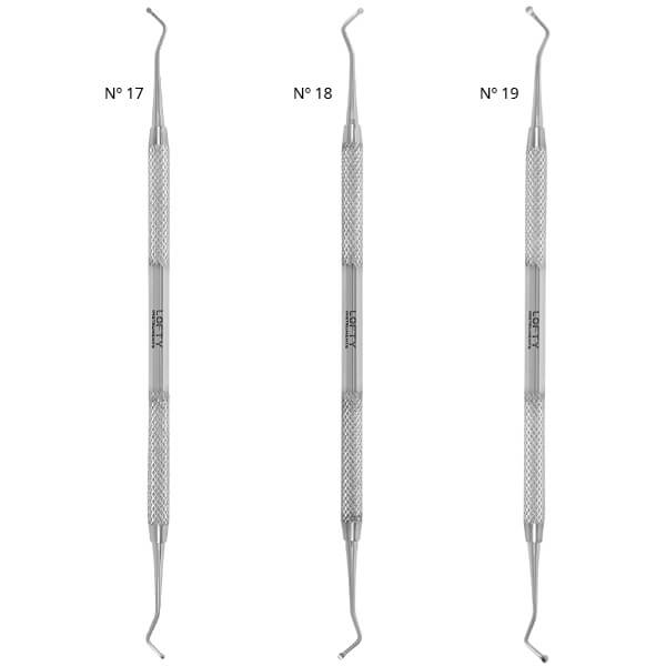 Excavateur dentaire double - N° 17 - 1,2 mm Img: 202604111
