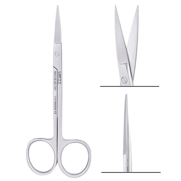 Ciseaux chirurgicaux Iris - Droit Img: 202604111