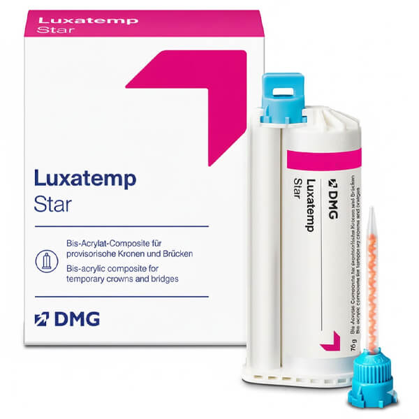 Luxatemp Star : Restaurations provisoires - BL (1x15gr.+10 pointes) Img: 202601103