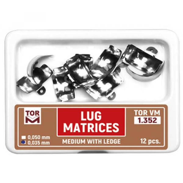 Matrices dentaires Métaliques Lug (12 pièces) - 5.5 mm Img: 202110021