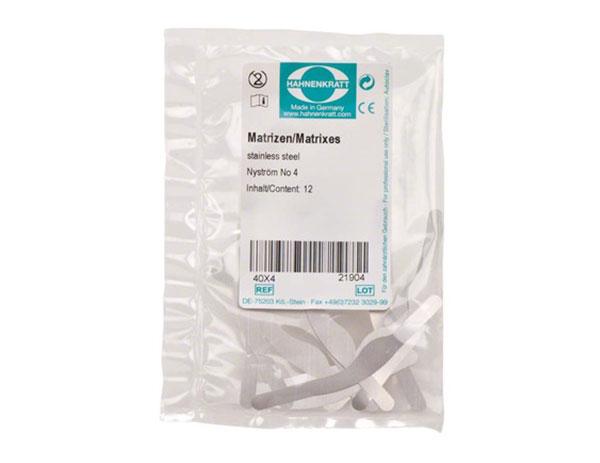 Matrices dentaires Nyström (12 pcs)-Nº 4 Img: 202006201