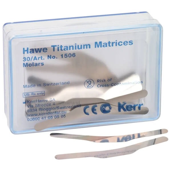Matrices en titane pour l'adaptation dentaire (30 pcs) - 1506 Molaire Img: 202503151