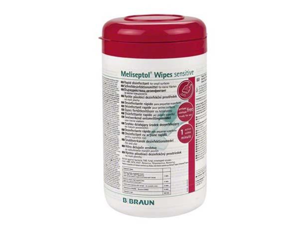 Meliseptol® Sensitive : Lingettes désinfectantes hygiéniques (60 unités)-1 FLACON Img: 202010241
