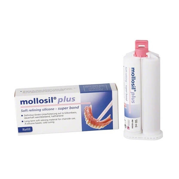 Mollosil® Plus Automix2 - Matériau de rebasage souple - 50 ml Automix2 Img: 202301141