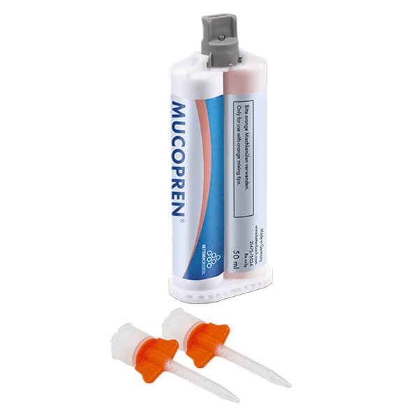 Mucopren : Silicone de revêtement (2 x 50 ml) + 10 embouts mélangeurs Img: 202503081