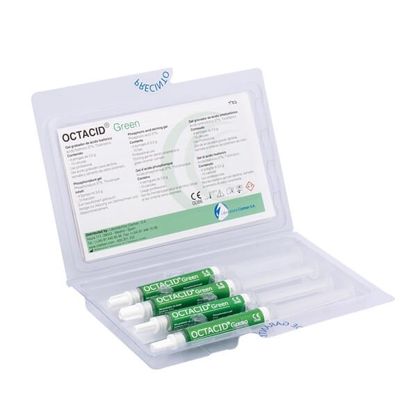 Octacid Green Acide de mordançage (4 x 3.5gr + 8 canules) Img: 202306101