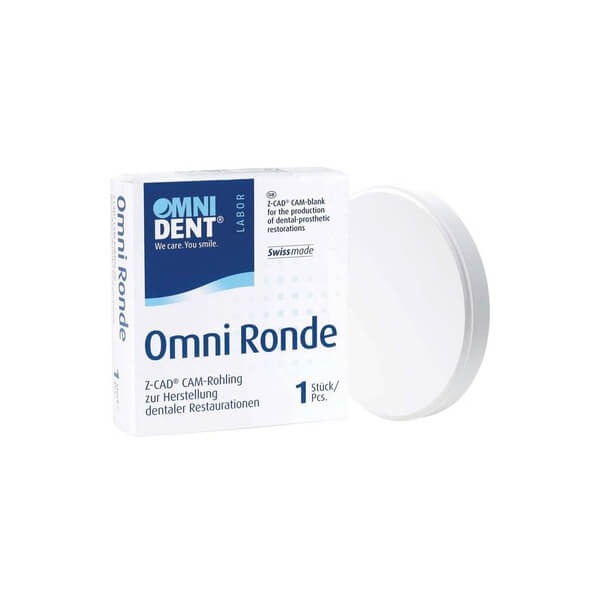 Omni Z-CAD Smile : Disques en zirconium (98,5 mm) - A1 (10 mm) Img: 202503081