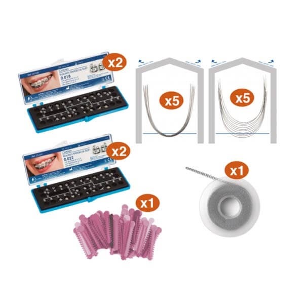 Pack Brackets métalliques pour l'orthodontie Img: 202303041