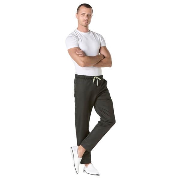 Pantalon hygiénique pour hommes Futura Slim Répulsif Antibactérien - S - Noir Img: 202209171