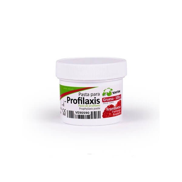 Pâte prophylactique (100 g) - A gros grains (framboise) Img: 202303251