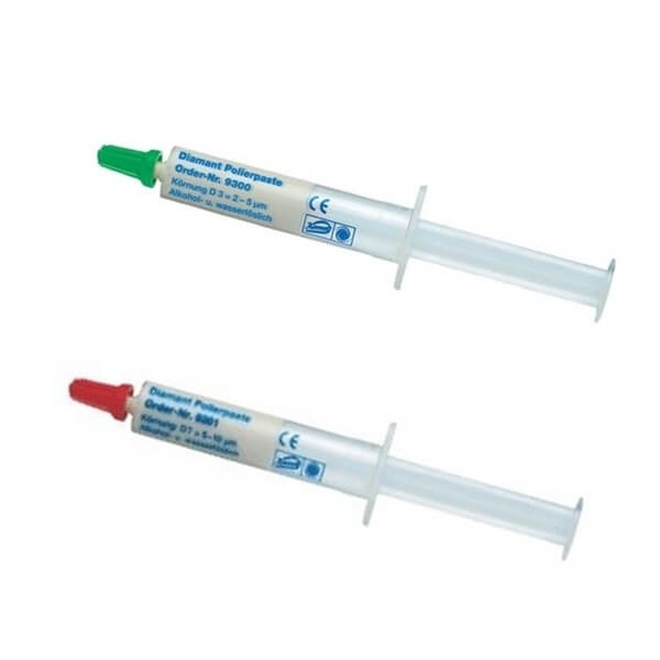 Pâte à polir diamantée pour finitions dentaires (5 g) - D7 Rouge Img: 202401061