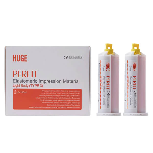 Perfit Light Body : Silicone par addition en cartouche (2 x 50 ml) - 2 x 50 ml - D : Light - P : Normale Img: 202506071