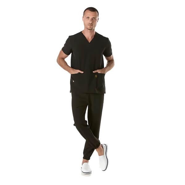 Ensemble sanitaire antibactérien répulsif pour hommes Performance - S - Noir Img: 202209171