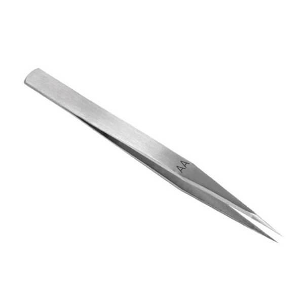 Pince extra fine en acier inoxydable (13 cm) Img: 202202191