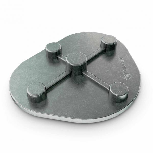 PLAQUE DE MONTAGE METALICA FIJACION PAR vis (10 PARES) Img: 202008291