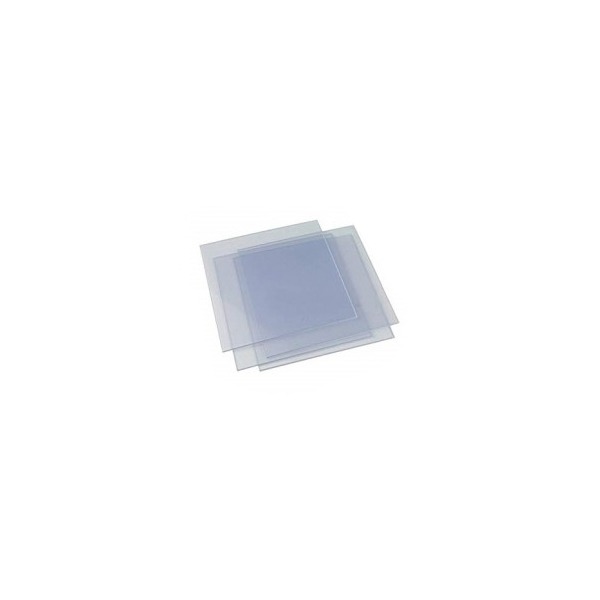 Plaque souple translucide pour thermoformage - Carré 1.0 mm (10 unités) Img: 202310141