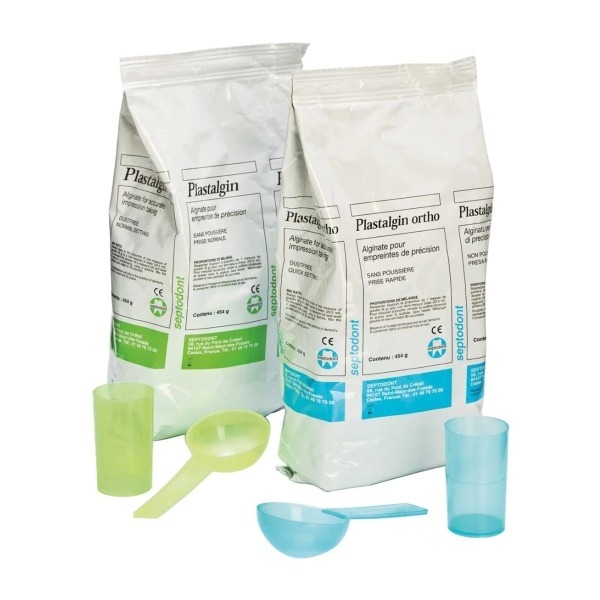 Plastalgin Ortho : Alginate pour la prise d'empreinte (450gr) - NORMAL Img: 202401061