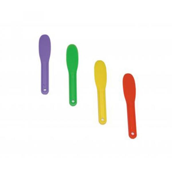 SPATULES EN PLASTIQUE DE PLUSIEURS COULEURES 6unités Img: 201807031
