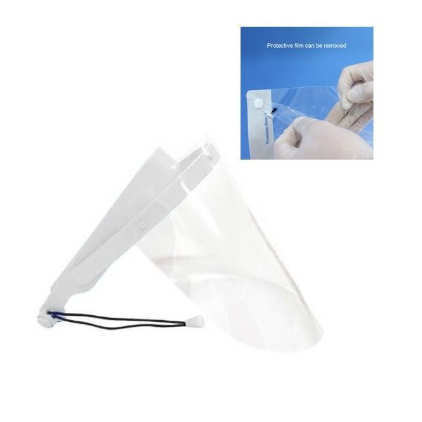 Face Shield White Structure + 10 écrans Img: 202305061