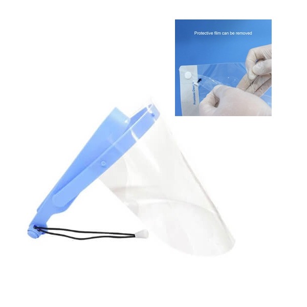 Cadre avec écrans pour protection faciale - BLEU Img: 202308191