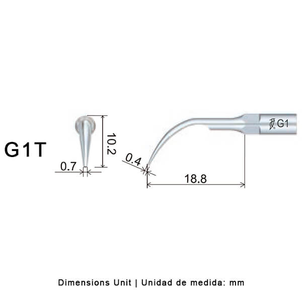 Embouts De Détartreur Dentaire Ultrasonique P1 - 5 Pièces, Compatibles EMS/Woodpecker
